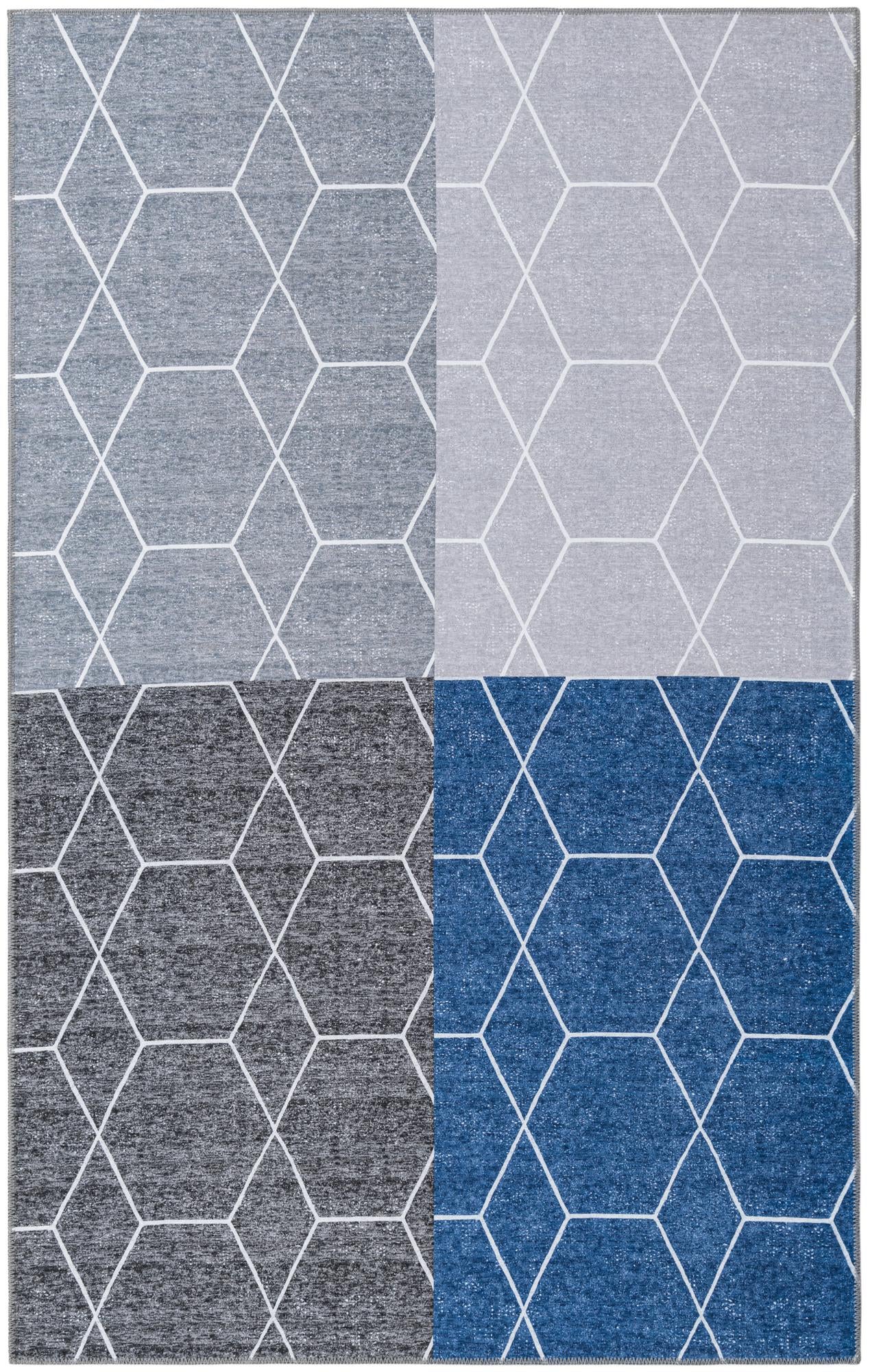 5' 3 x 7' 7 Washable Timeless Rug