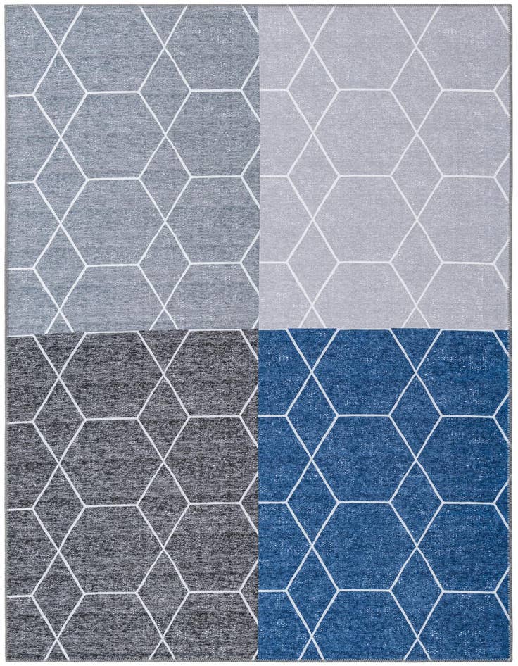 Detail image of 5' 3 x 7' 7 Washable Timeless Rug