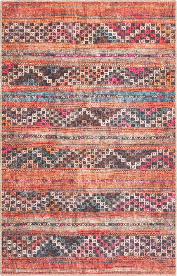 Detail image of 3' 6 x 5' 6 Washable Timeless Rug