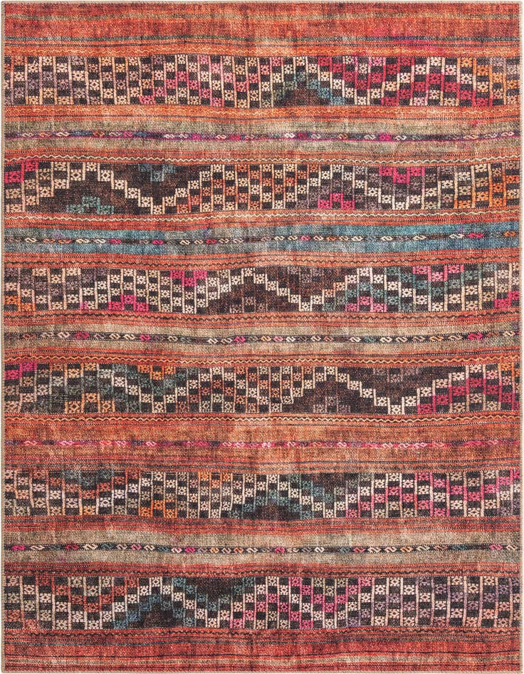 Detail image of 5' x 8' Washable Timeless Rug