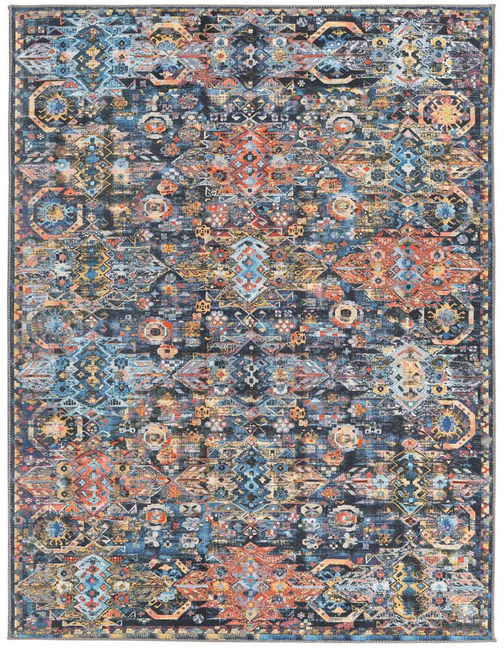 Detail image of 5' x 8' Washable Timeless Rug