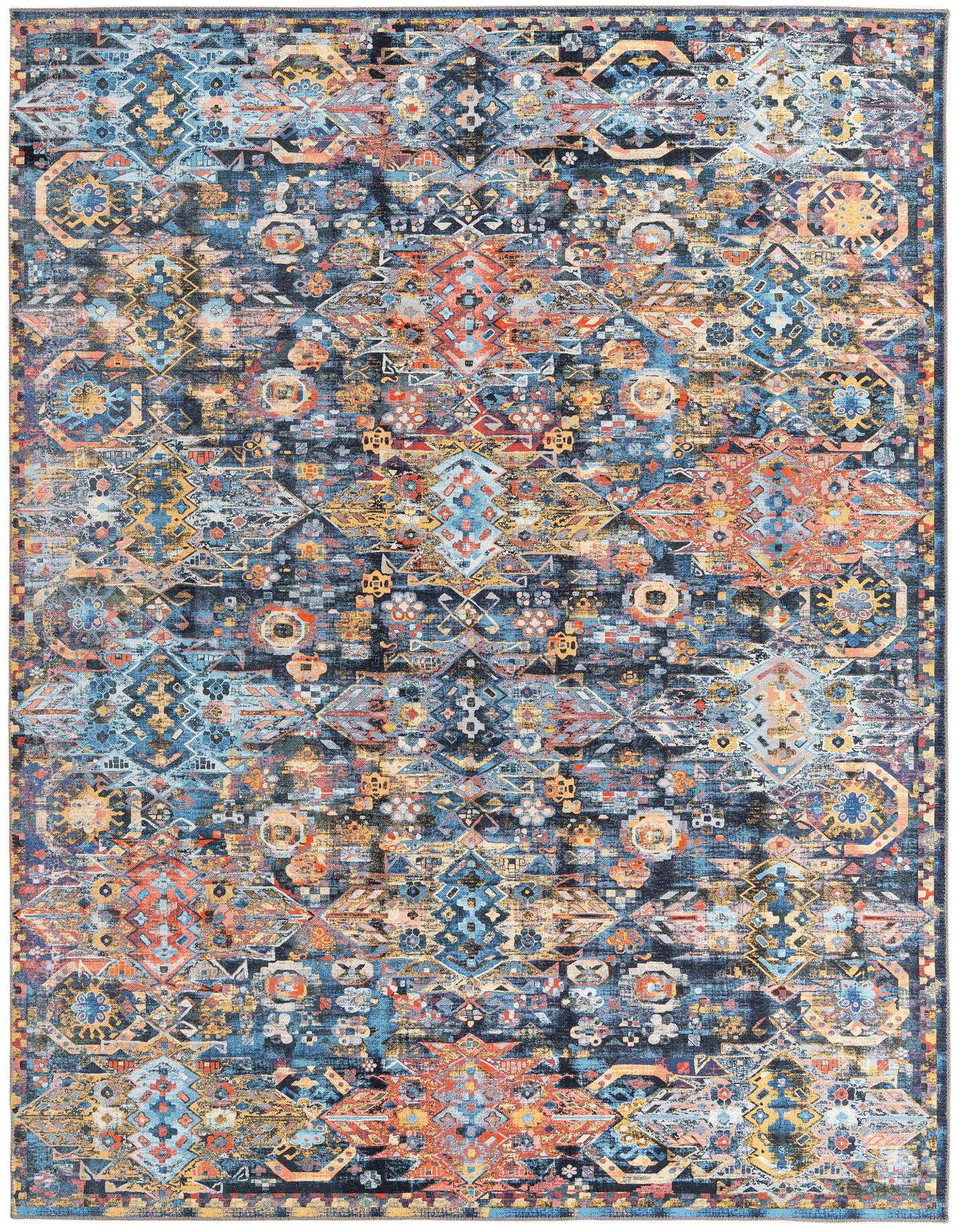 7' 7 x 10' 6 Washable Timeless Rug