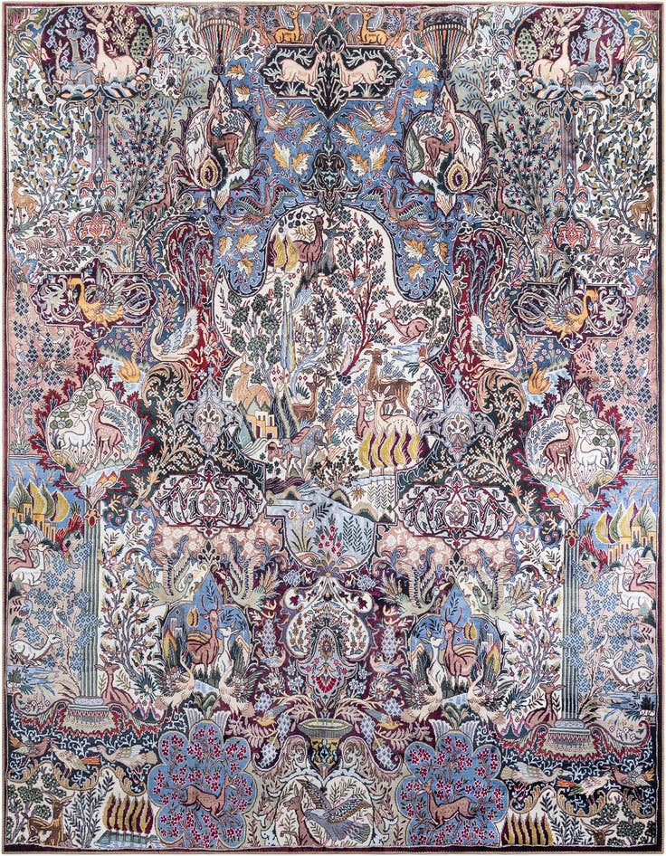 Detail image of 9' 5 x 13' 1 Washable Timeless Rug