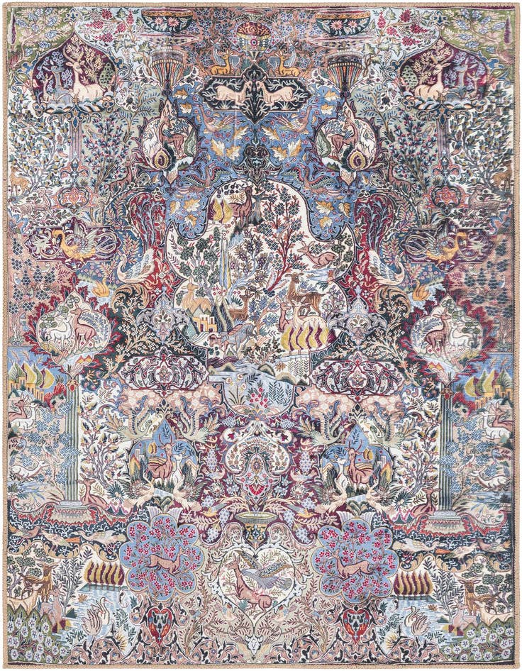 Detail image of 4' 1 x 6' 1 Washable Timeless Rug