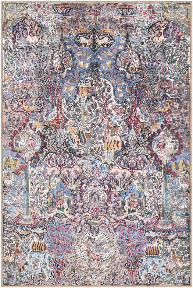 Detail image of 4' 1 x 6' 1 Washable Timeless Rug