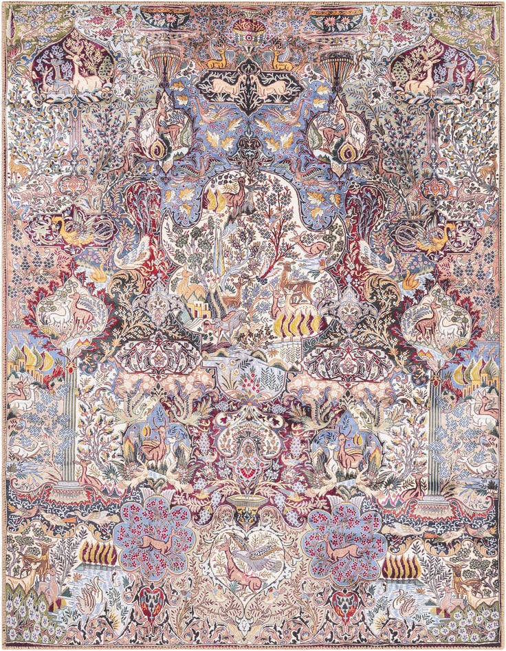 Detail image of 5' 1 x 8' Washable Timeless Rug