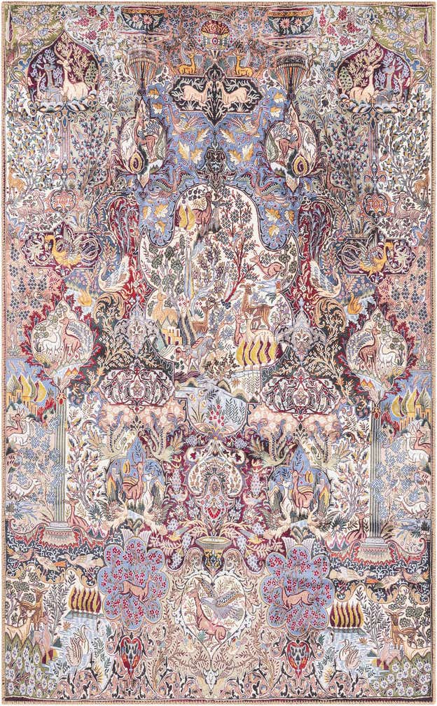 5' 1 x 8' Washable Timeless Rug