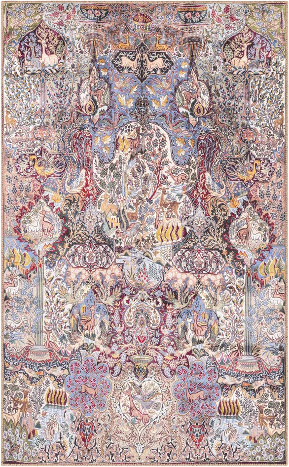 Detail image of 5' 1 x 8' Washable Timeless Rug