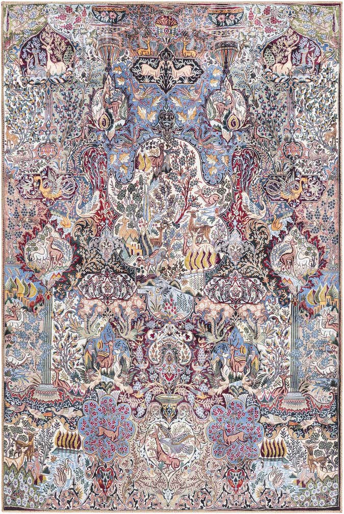 6' 1 x 9' Washable Timeless Rug