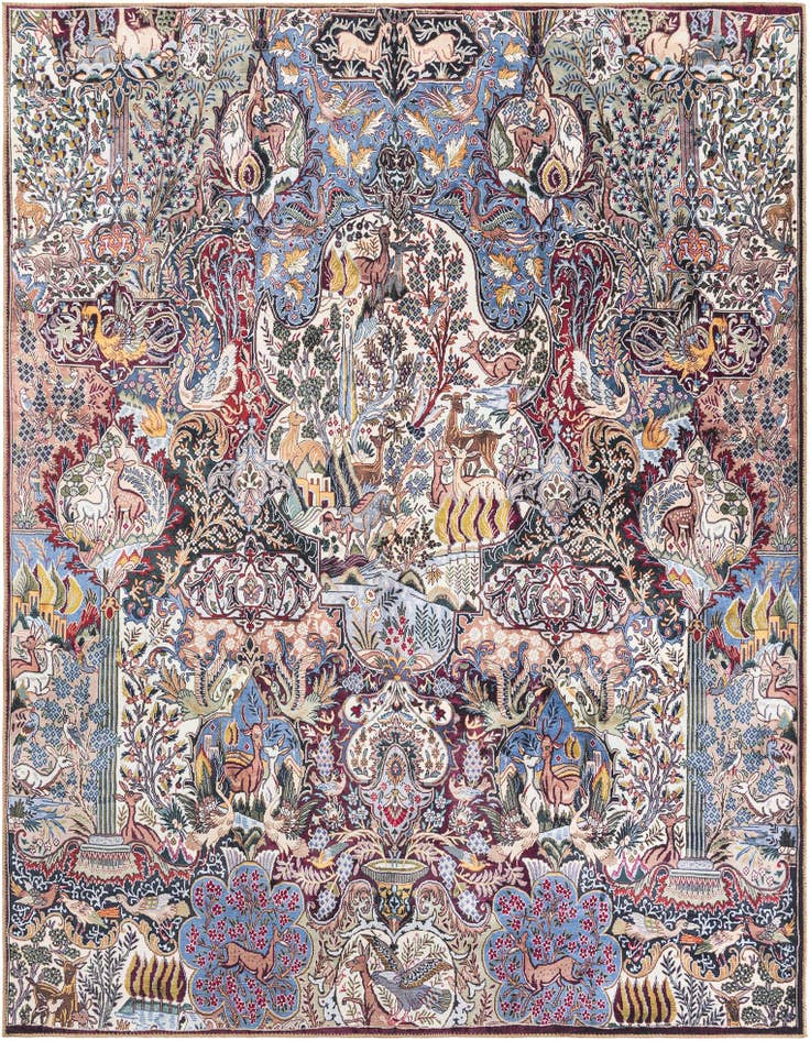 Detail image of 7' 10 x 10' Washable Timeless Rug