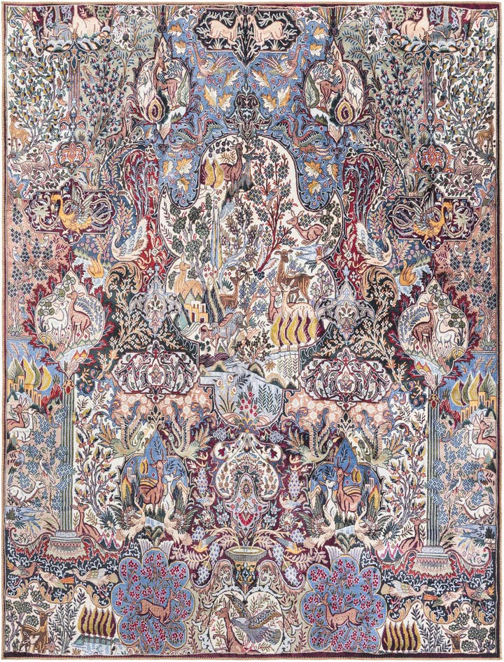 Detail image of 7' 10 x 10' Washable Timeless Rug