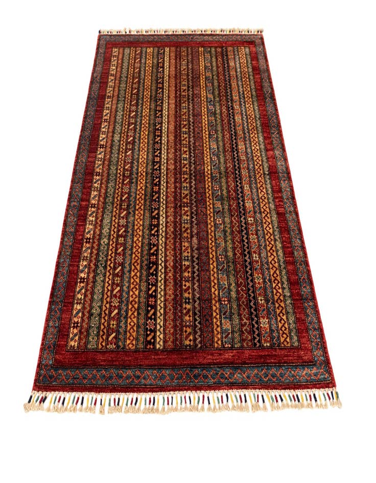 Detail image of 3' 11 x 5' 10 Torkaman Wool Rug