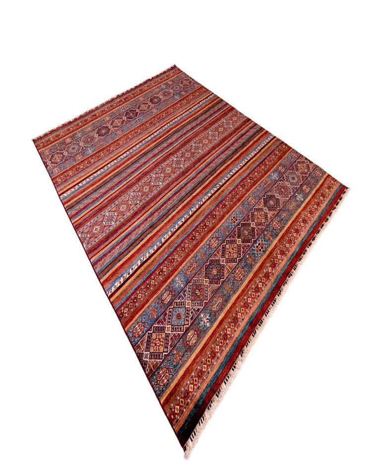 Detail image of 8' 2 x 9' 10 Torkman Wool Rug