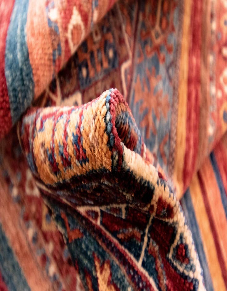 Detail image of 8' 2 x 9' 10 Torkman Wool Rug