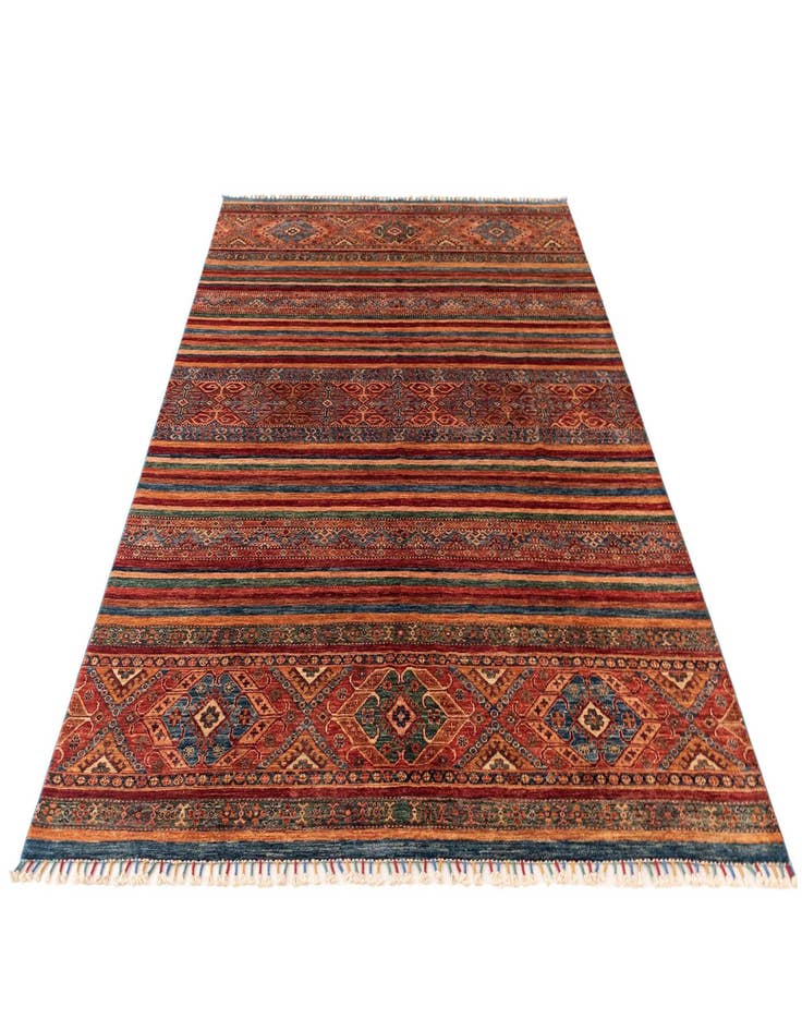 Detail image of 6' 9 x 9' 11 Torkman Wool Rug