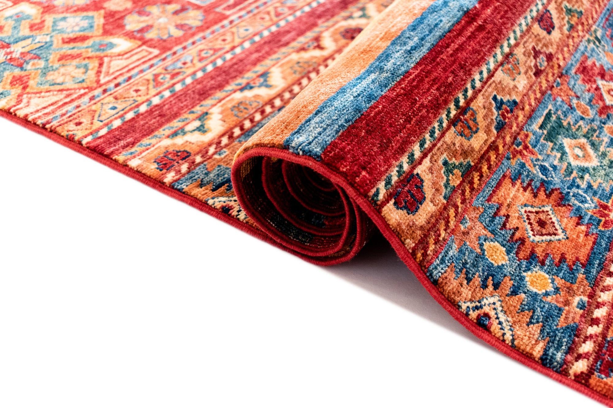 6' 7 x 9' 9 Torkman Wool Rug