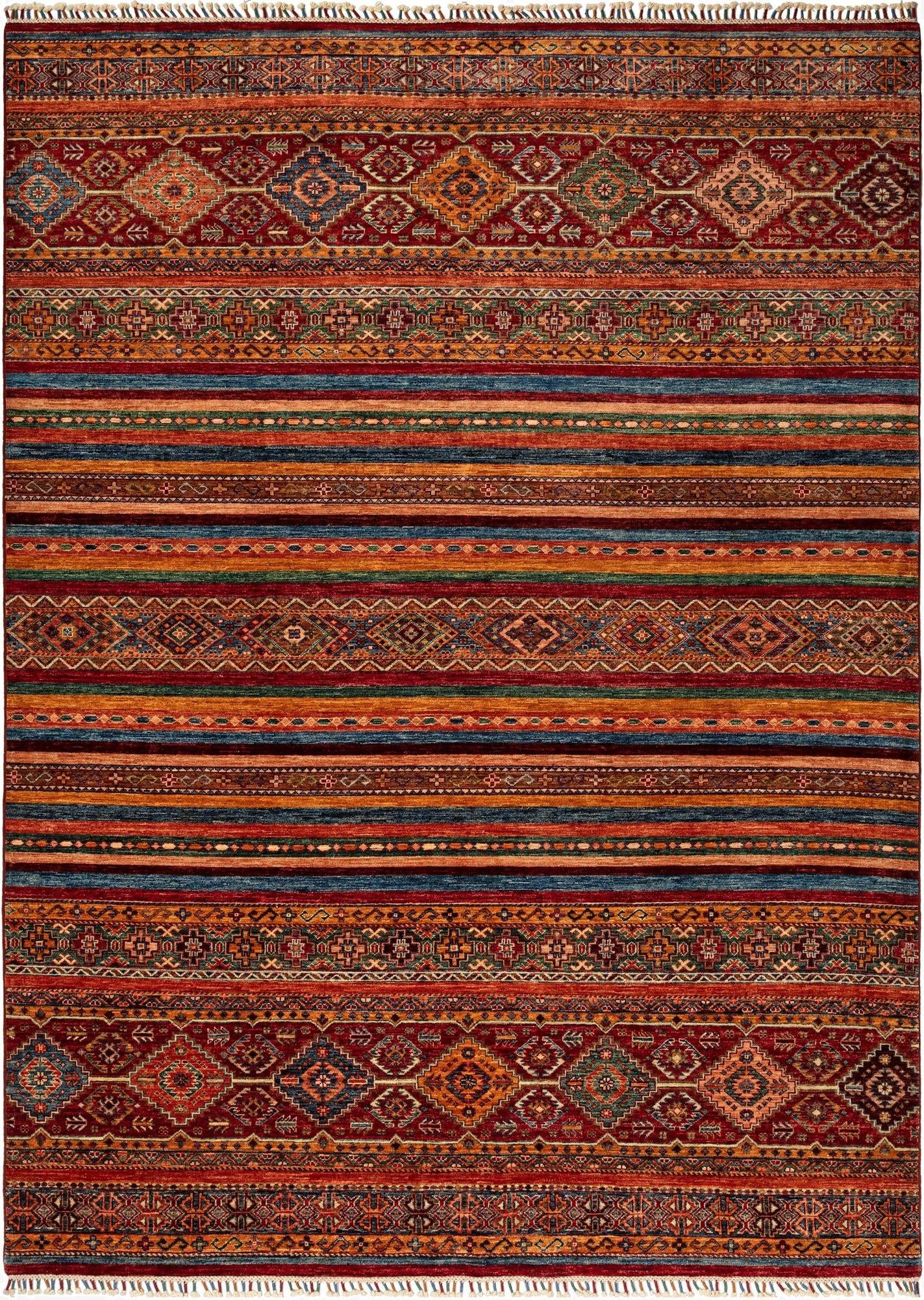 7' 1 x 9' 7 Torkman Wool Rug
