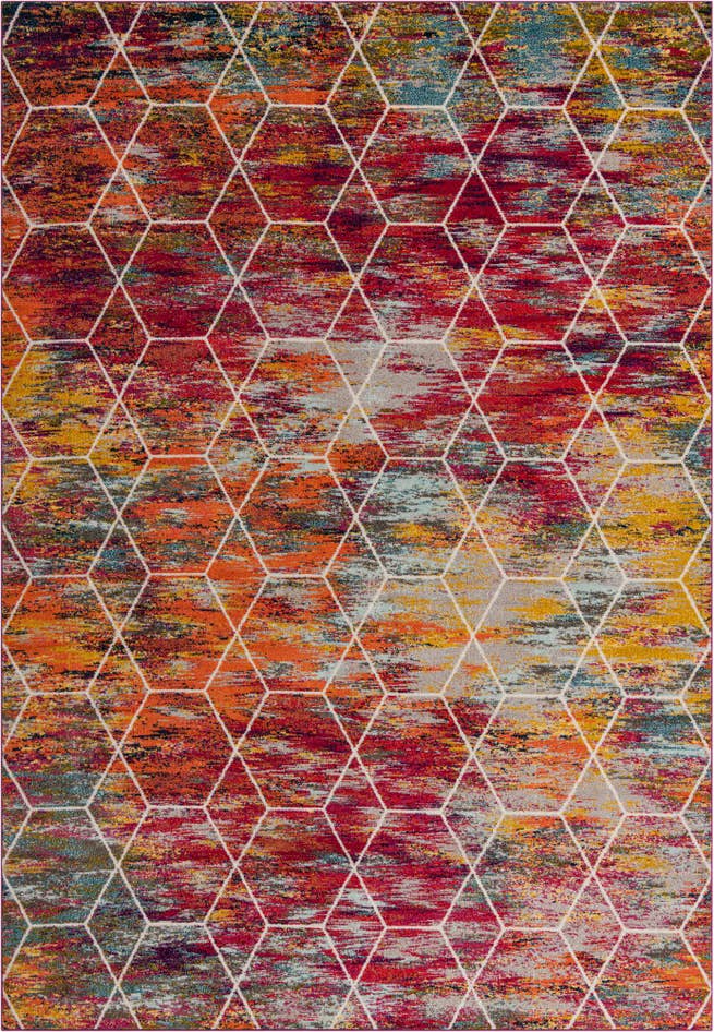Detail image of 10' x 14' Trellis Frieze Rug