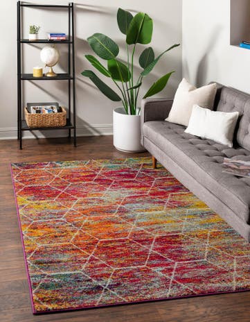 7' 10 x 10' Trellis Frieze Rug