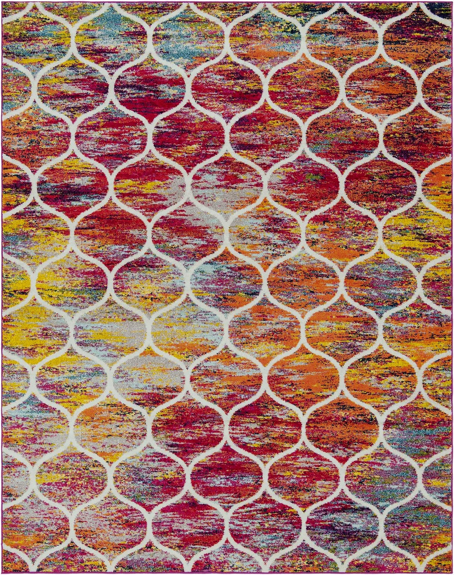 Primary image 7' 10 x 10' Trellis Frieze Rug
