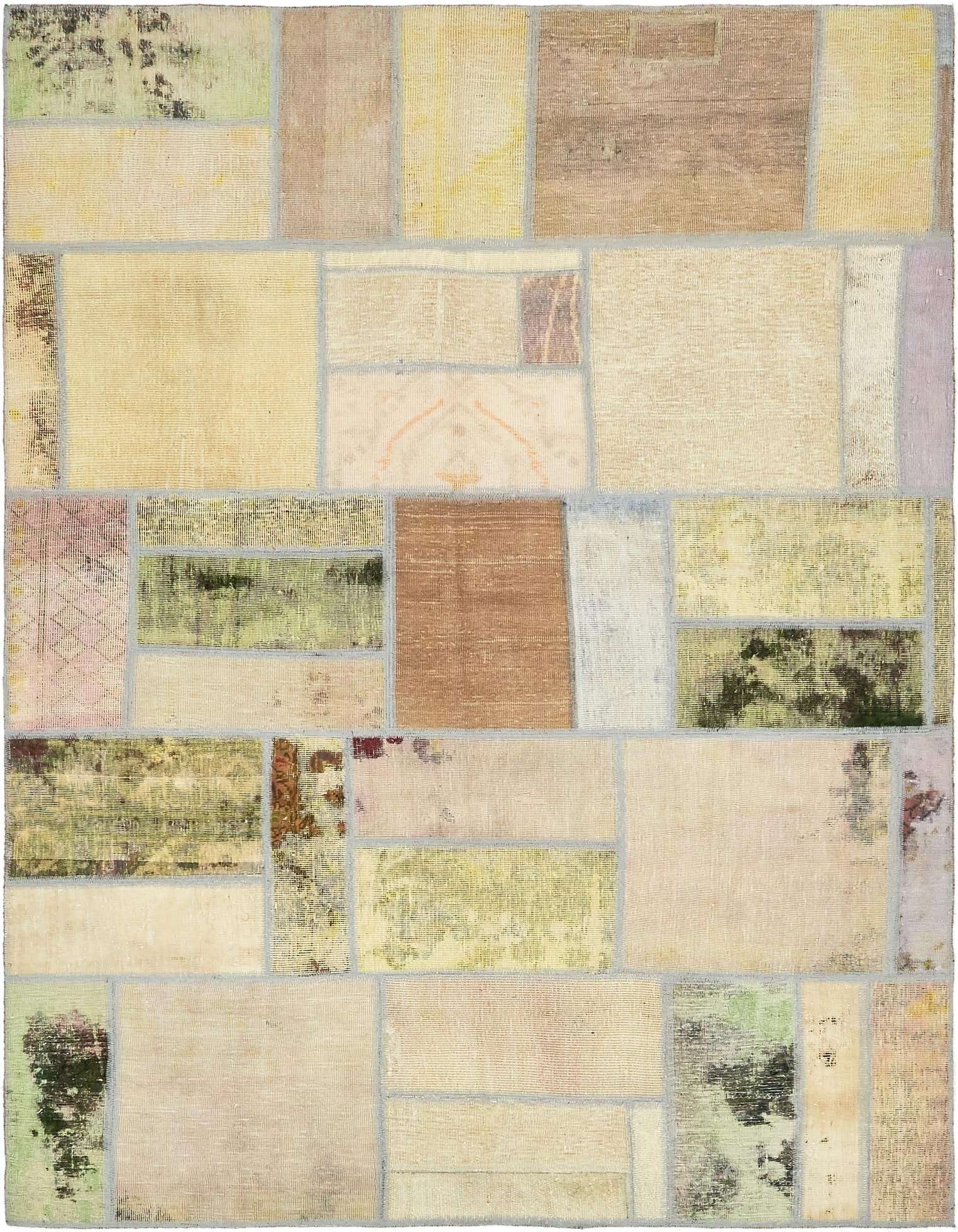 Primary image 5' 9 x 7' 10  Hand Knotted Ultra Vintage Persian Wool Rug