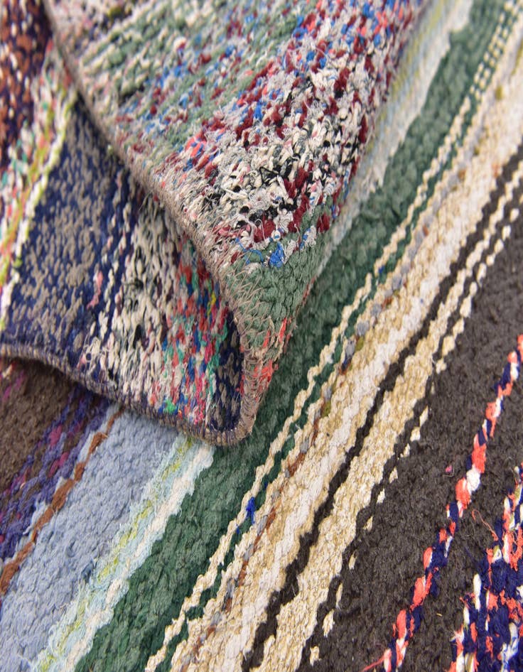 Detail image of 5' x 7'  Hand Woven Ultra Vintage Wool Rug