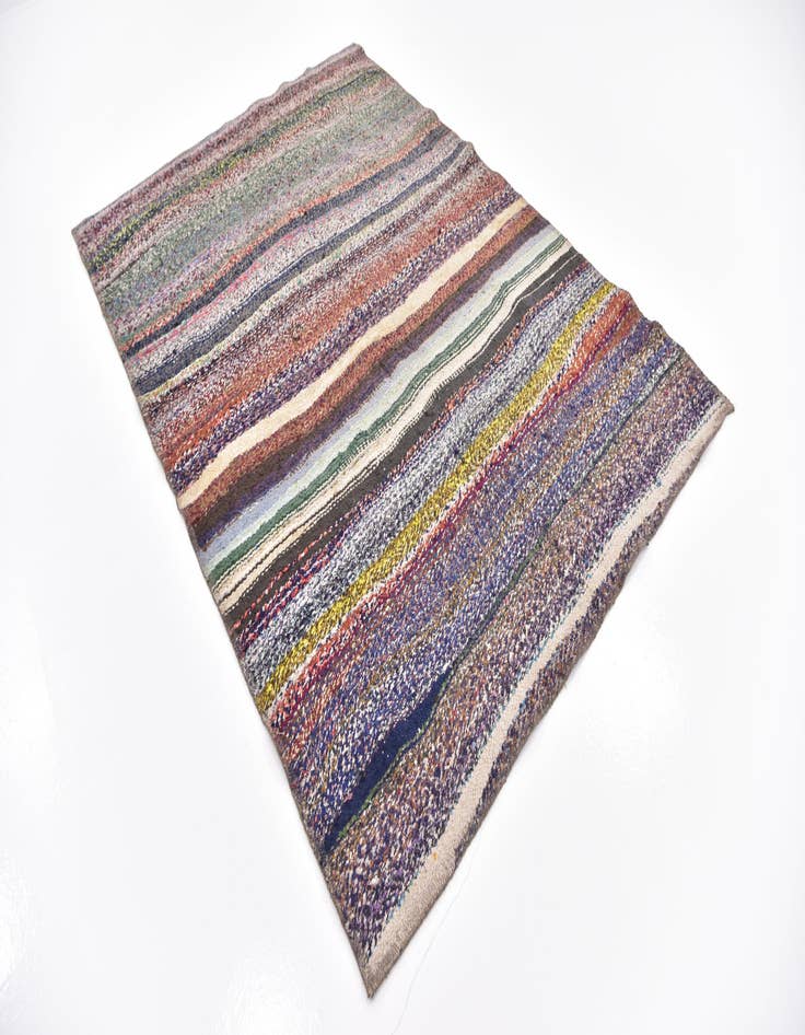 Detail image of 5' x 7'  Hand Woven Ultra Vintage Wool Rug