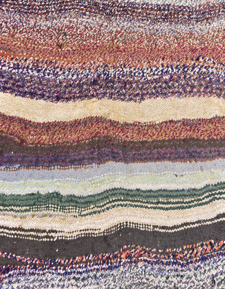 Detail image of 5' x 7'  Hand Woven Ultra Vintage Wool Rug