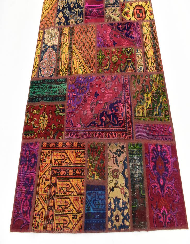 Detail image of 5' 5 x 7' 9 Hand Knotted Ultra Vintage Persian Wool Rug