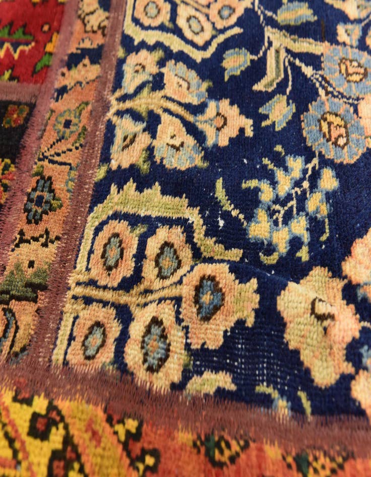 Detail image of 5' 5 x 7' 9 Hand Knotted Ultra Vintage Persian Wool Rug