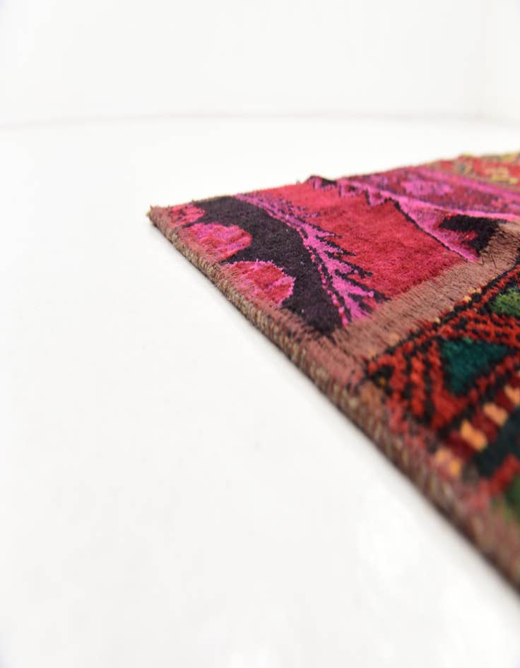 Detail image of 5' 5 x 7' 9 Hand Knotted Ultra Vintage Persian Wool Rug