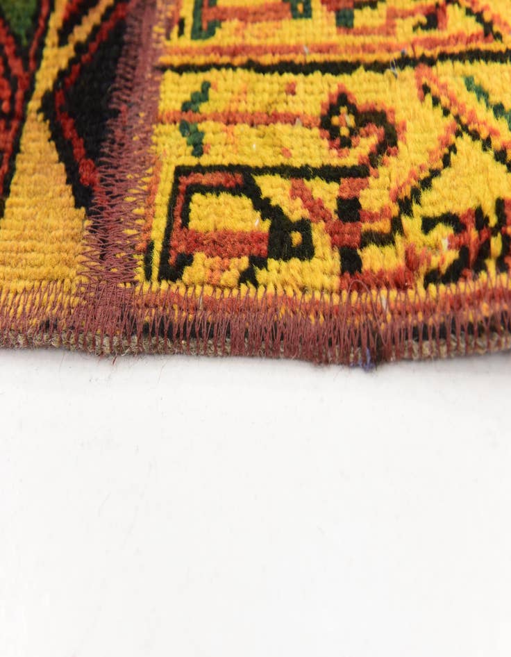 Detail image of 5' 5 x 7' 9 Hand Knotted Ultra Vintage Persian Wool Rug