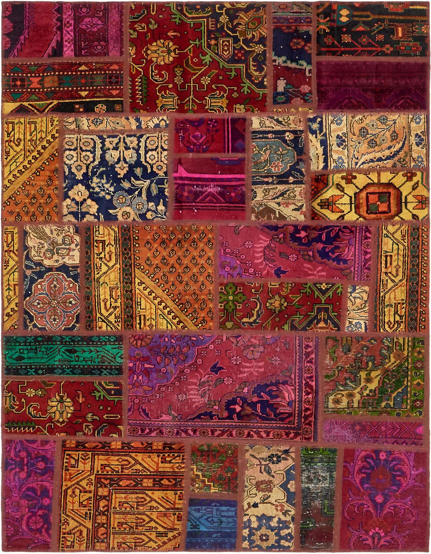 Primary image  5' 5 x 7' 9  Hand Knotted Ultra Vintage Persian Wool Rug