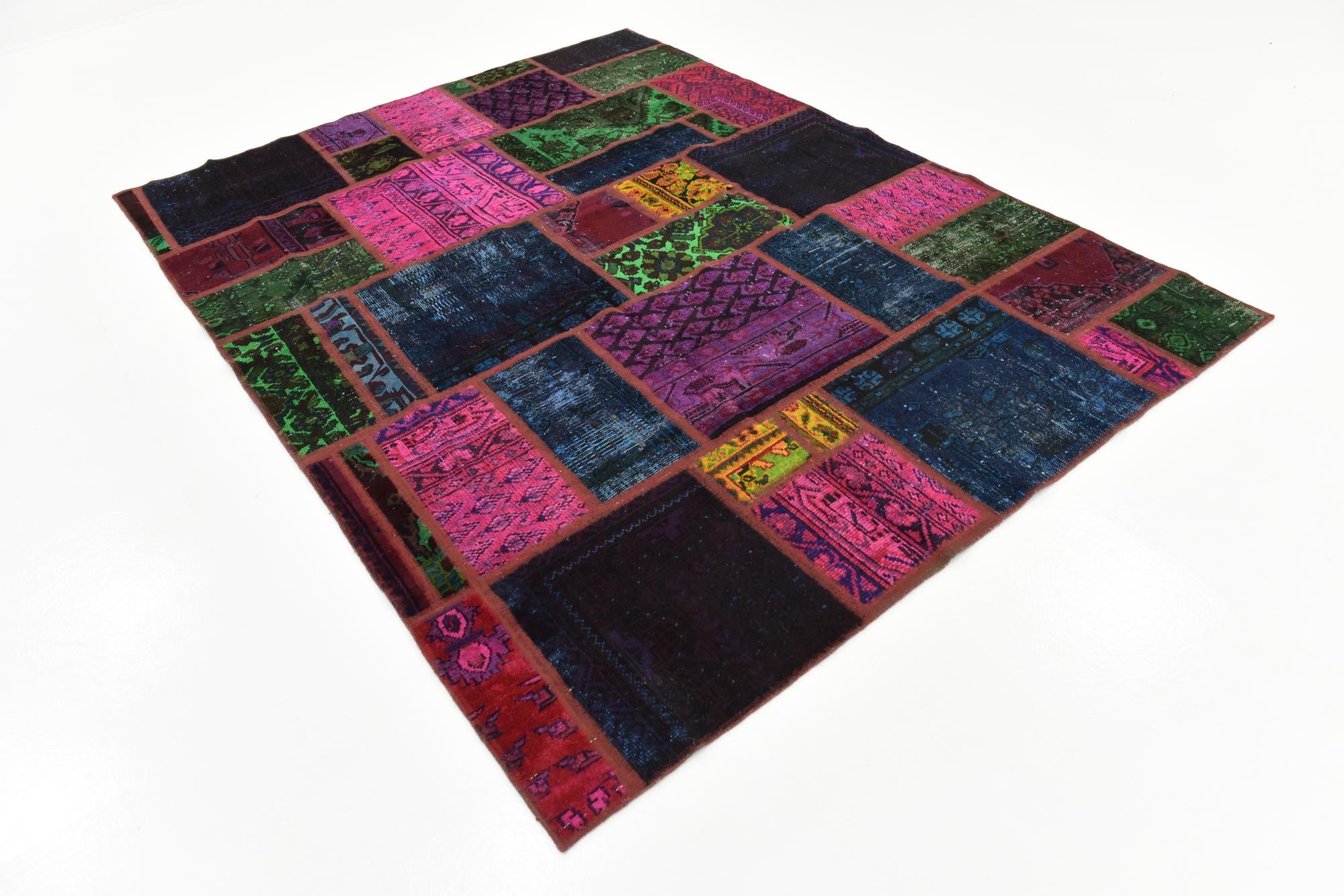 5' 10 x 7' 8 Hand Knotted Ultra Vintage Persian Wool Rug