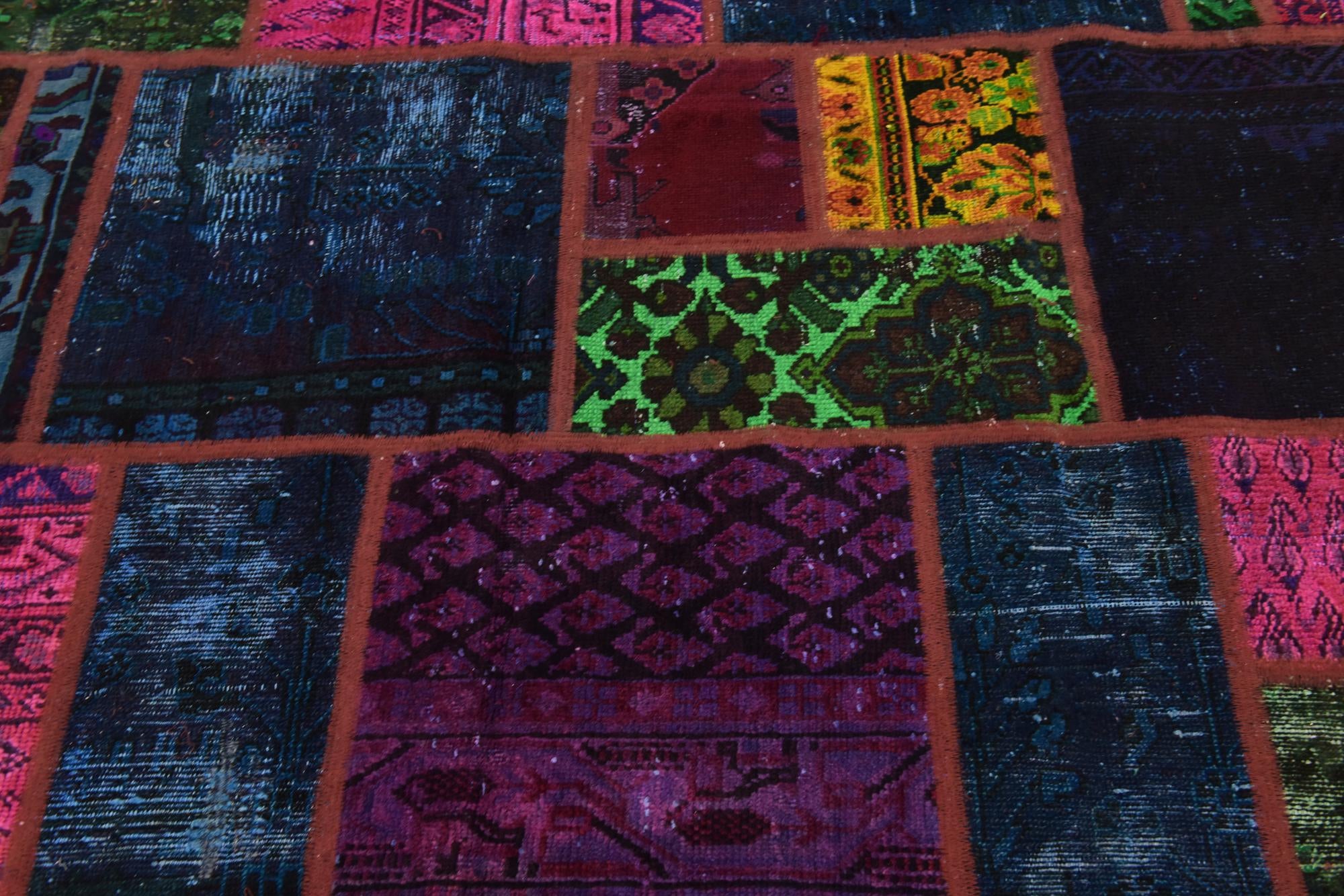 5' 10 x 7' 8 Hand Knotted Ultra Vintage Persian Wool Rug
