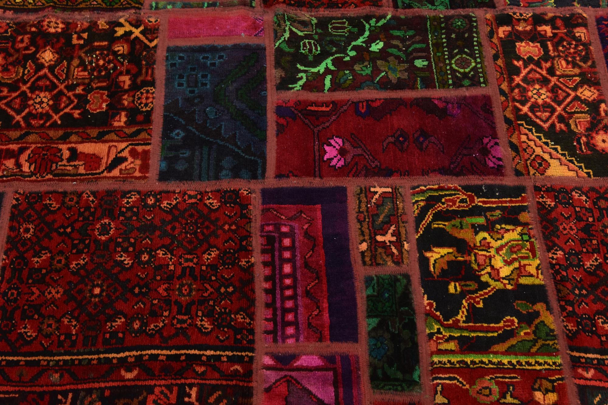 5' 8 x 7' 8 Hand Knotted Ultra Vintage Persian Wool Rug