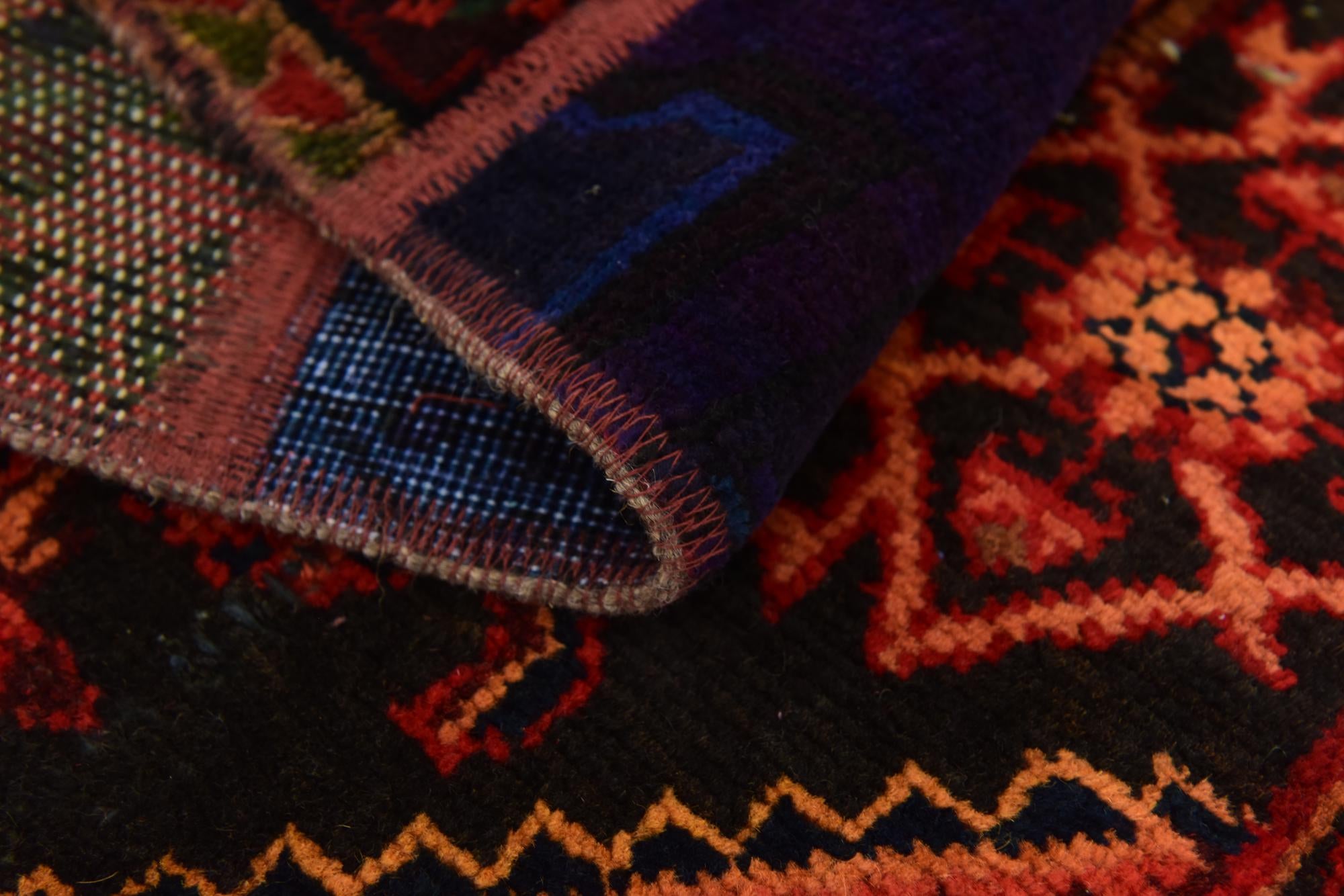 5' 8 x 7' 8 Hand Knotted Ultra Vintage Persian Wool Rug