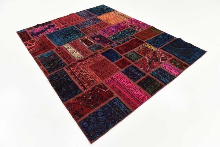 6' x 7' 8 Hand Knotted Ultra Vintage Persian Wool Rug