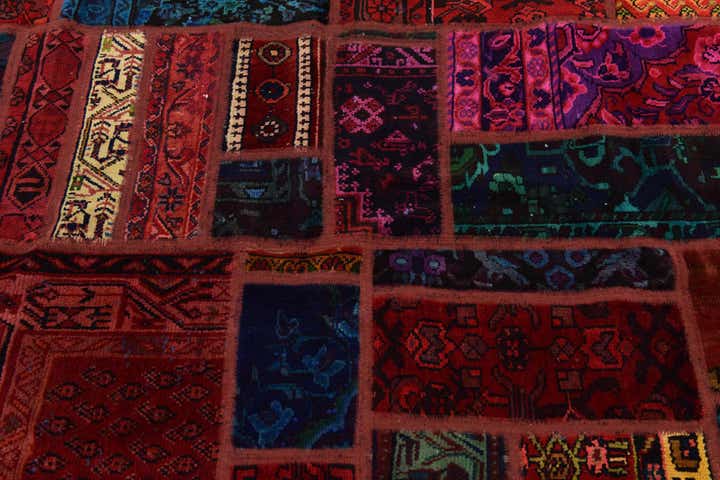 6' x 7' 8 Hand Knotted Ultra Vintage Persian Wool Rug