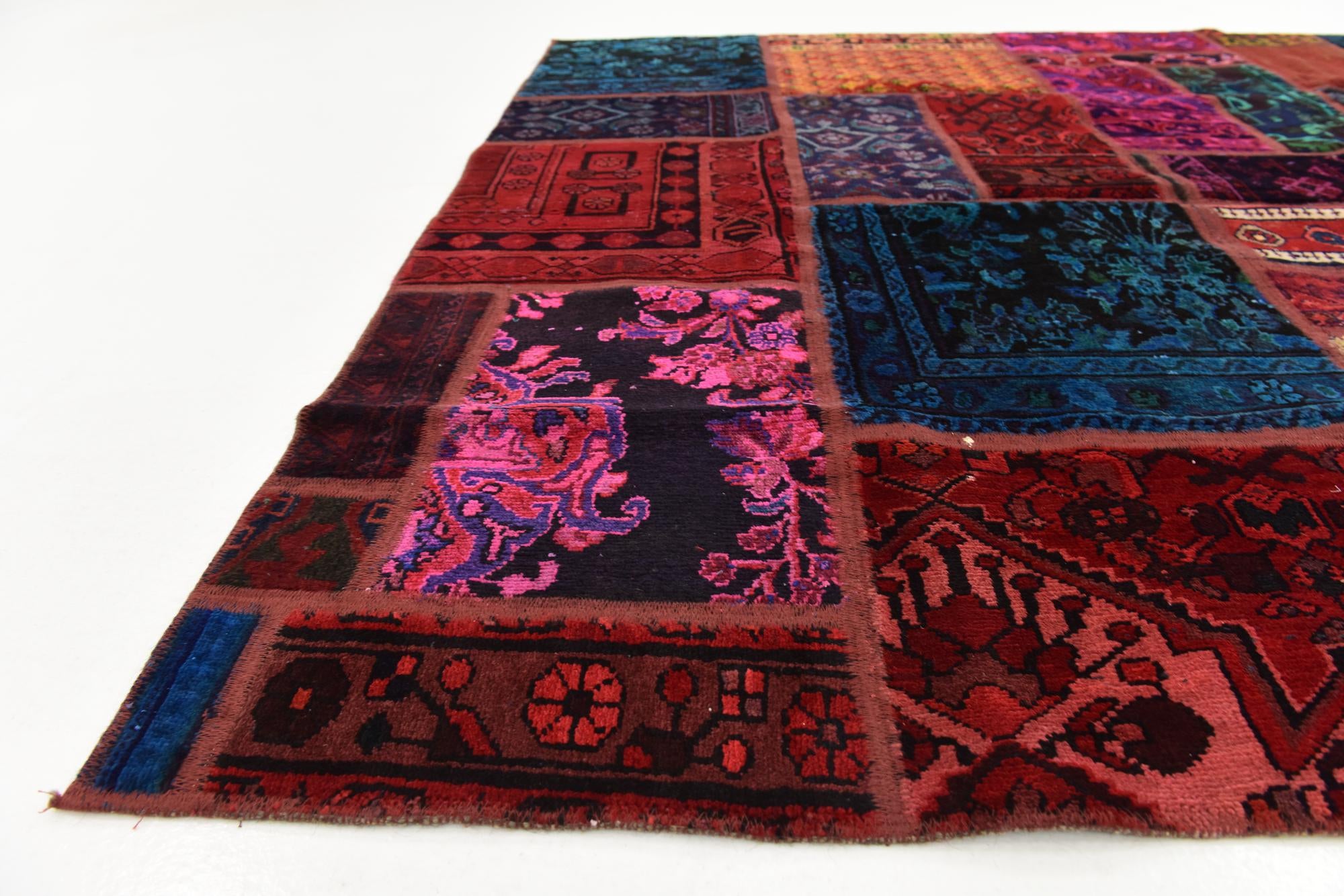 6' x 7' 8 Hand Knotted Ultra Vintage Persian Wool Rug
