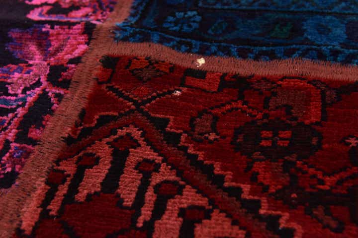 6' x 7' 8 Hand Knotted Ultra Vintage Persian Wool Rug