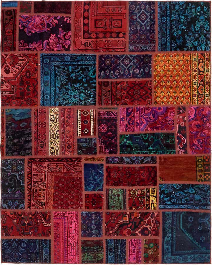 6' x 7' 8 Hand Knotted Ultra Vintage Persian Wool Rug