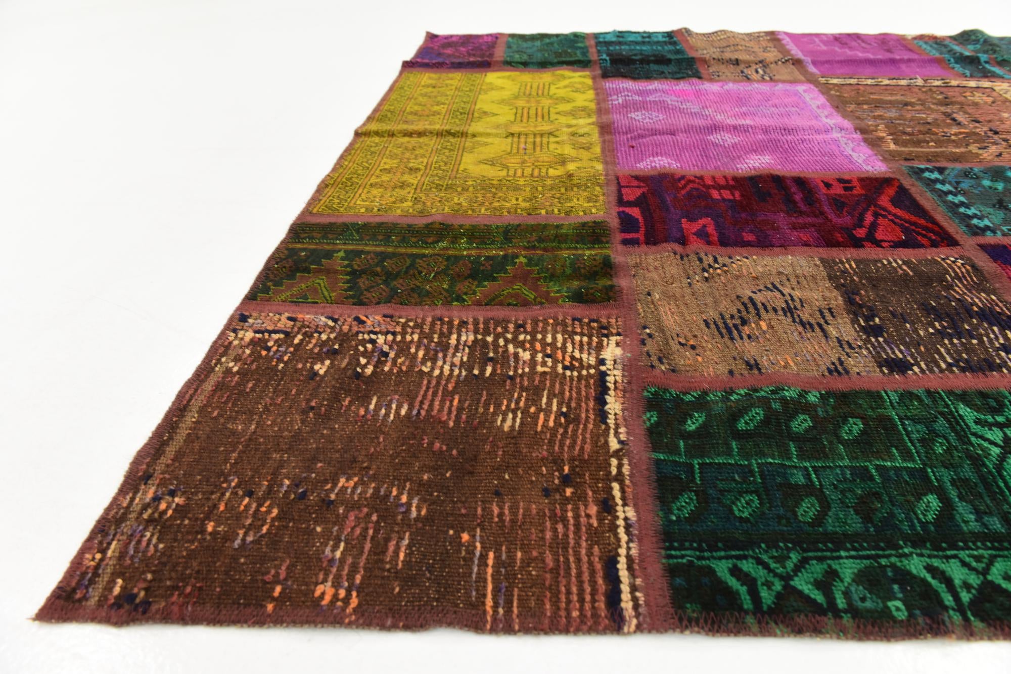 5' 9 x 7' 6 Hand Knotted Ultra Vintage Persian Wool Rug