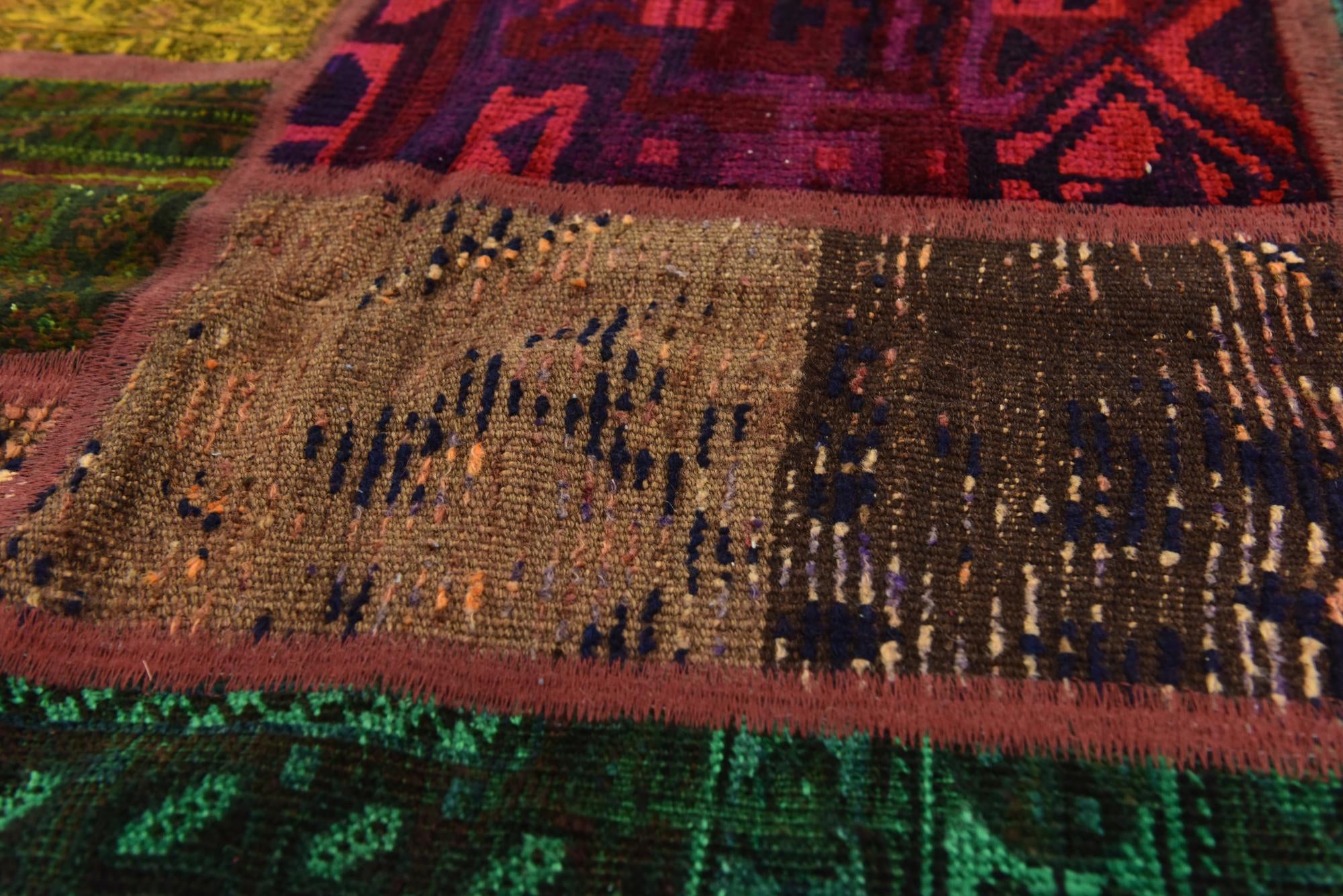 5' 9 x 7' 6 Hand Knotted Ultra Vintage Persian Wool Rug