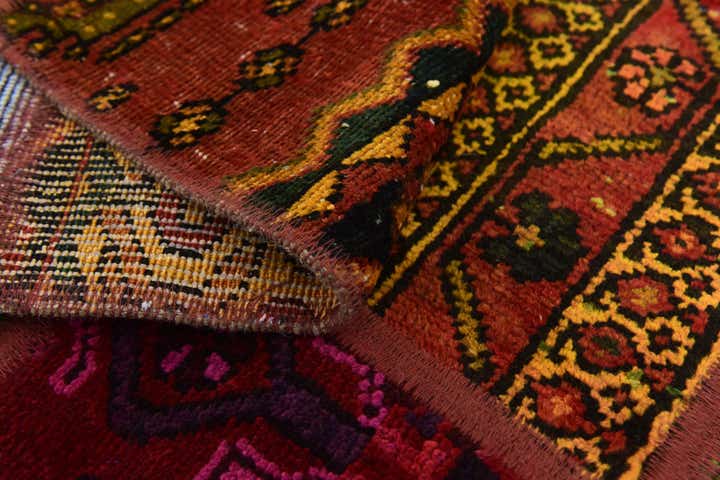 5' 8 x 7' 5 Hand Knotted Ultra Vintage Persian Wool Rug