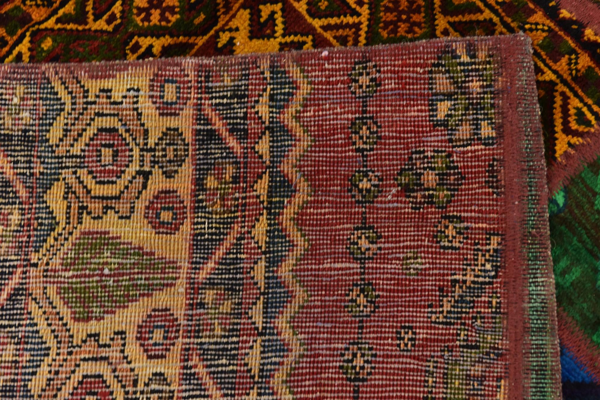 5' 8 x 7' 5 Hand Knotted Ultra Vintage Persian Wool Rug