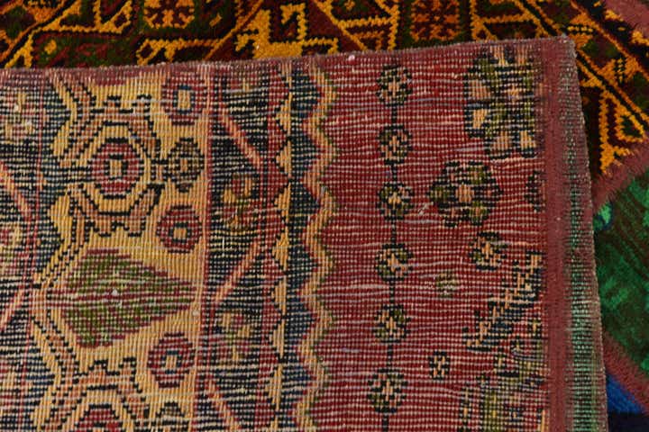 5' 8 x 7' 5 Hand Knotted Ultra Vintage Persian Wool Rug