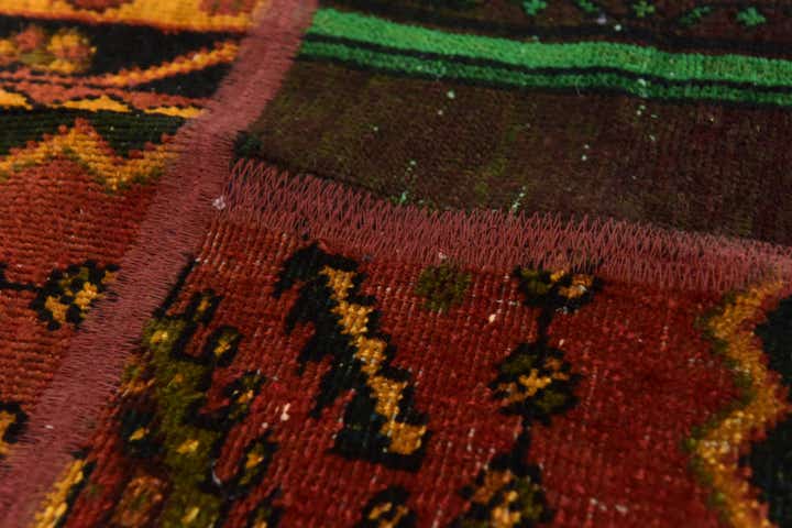 5' 8 x 7' 5 Hand Knotted Ultra Vintage Persian Wool Rug