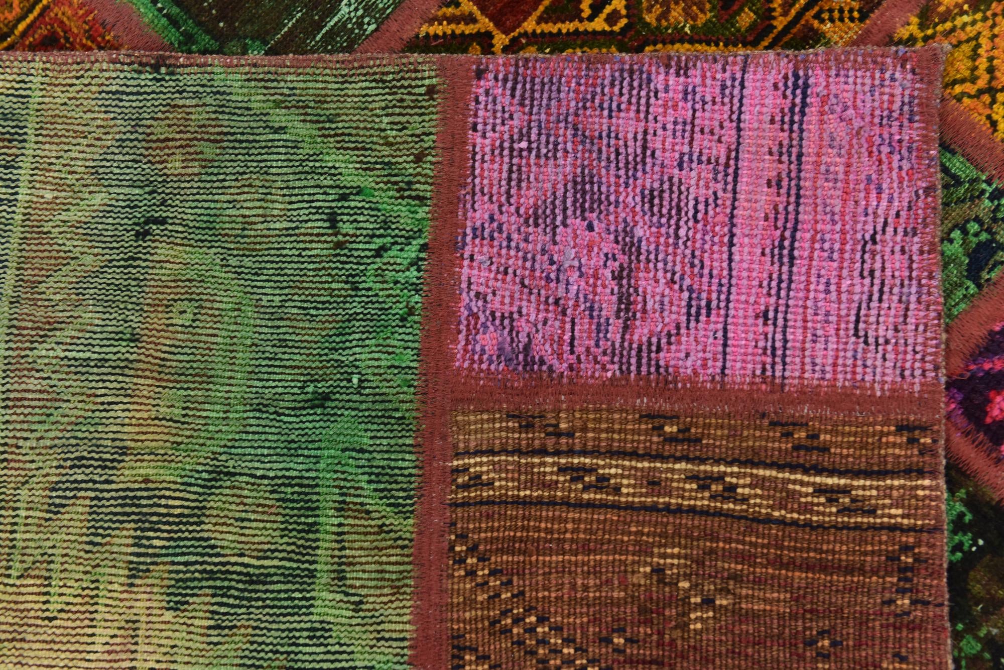 5' 9 x 7' 7 Hand Knotted Ultra Vintage Persian Wool Rug
