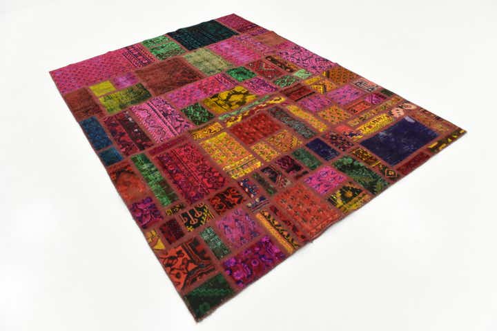 5' 9 x 7' 8 Hand Knotted Ultra Vintage Persian Wool Rug